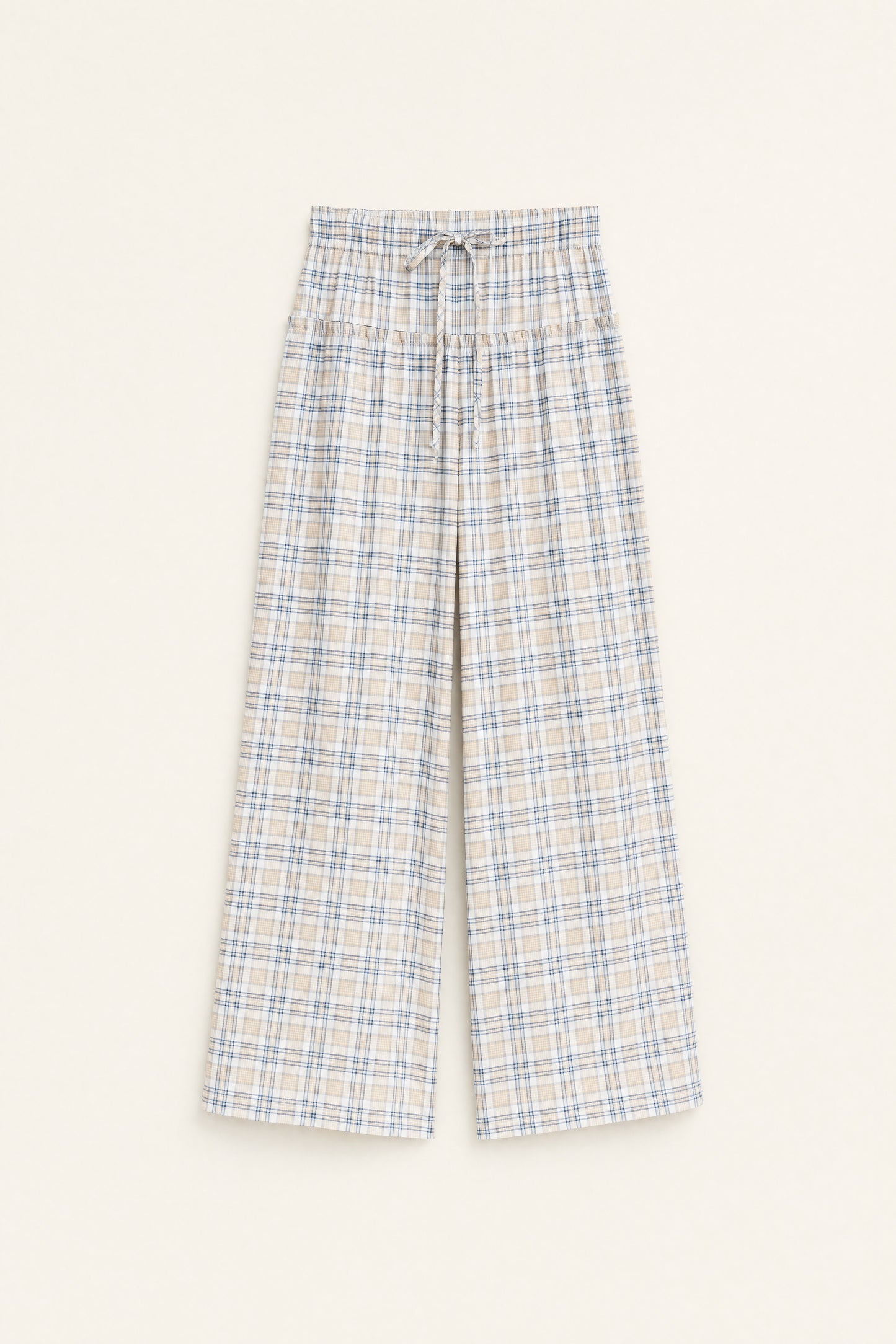 Pantaloni con stampa a quadri