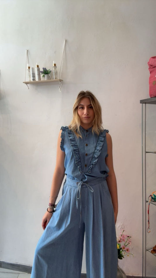 Pantalone Denim Cotone
