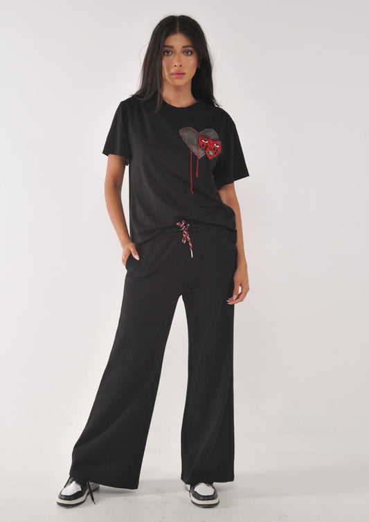 Pantalone in tuta con coulisse