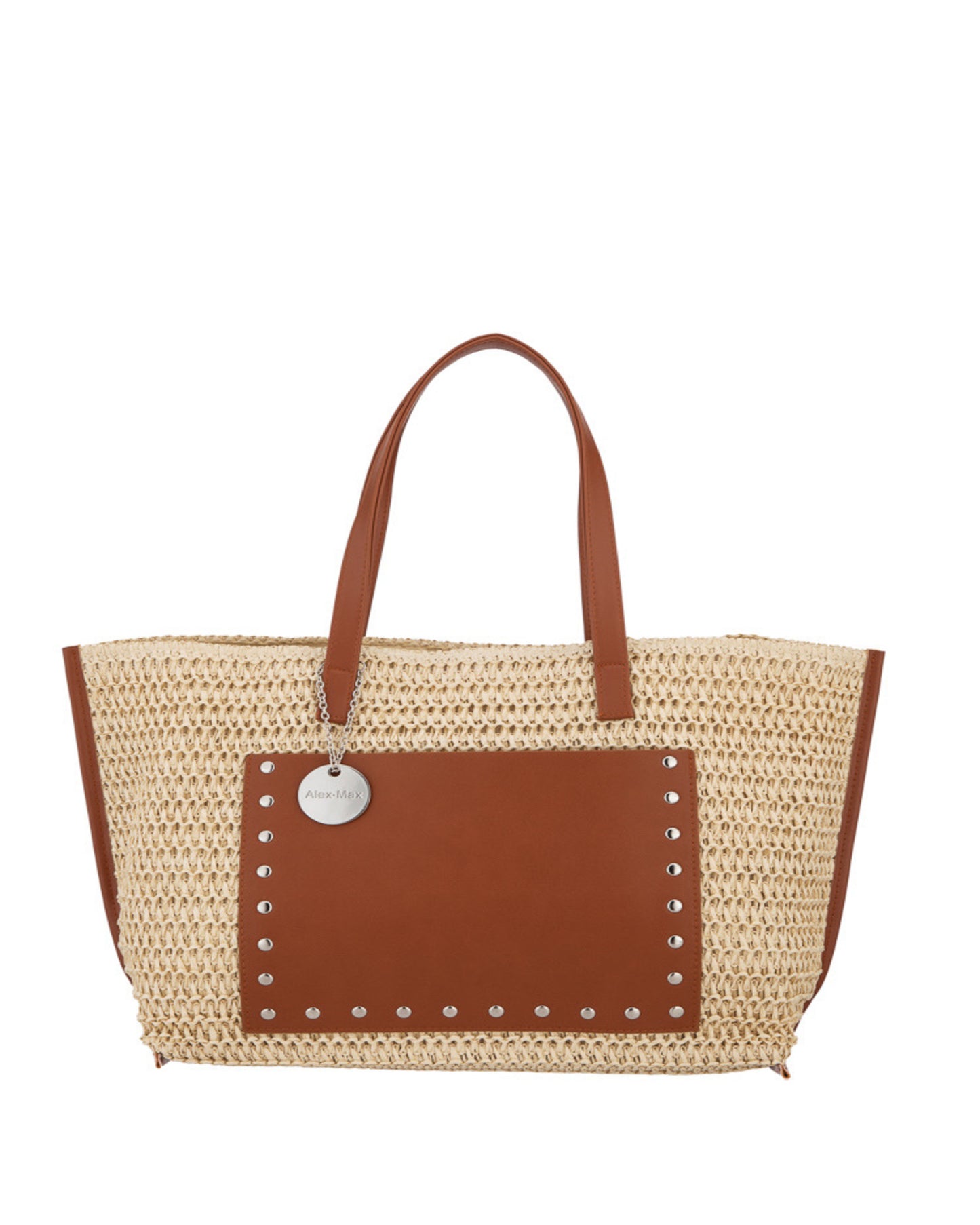 Borsa a spalla con tasca frontale