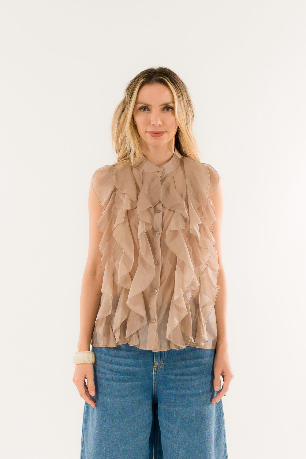 Camicia smanicata rouches