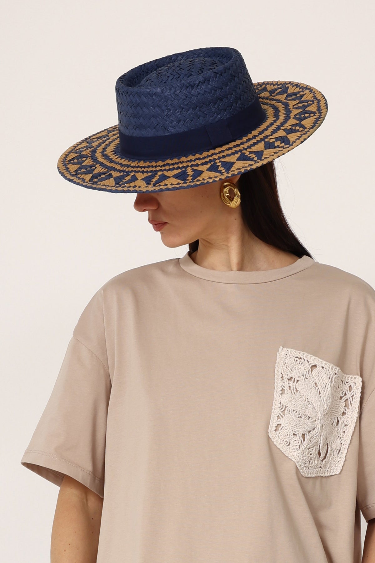 Cappello paglia stile messicano