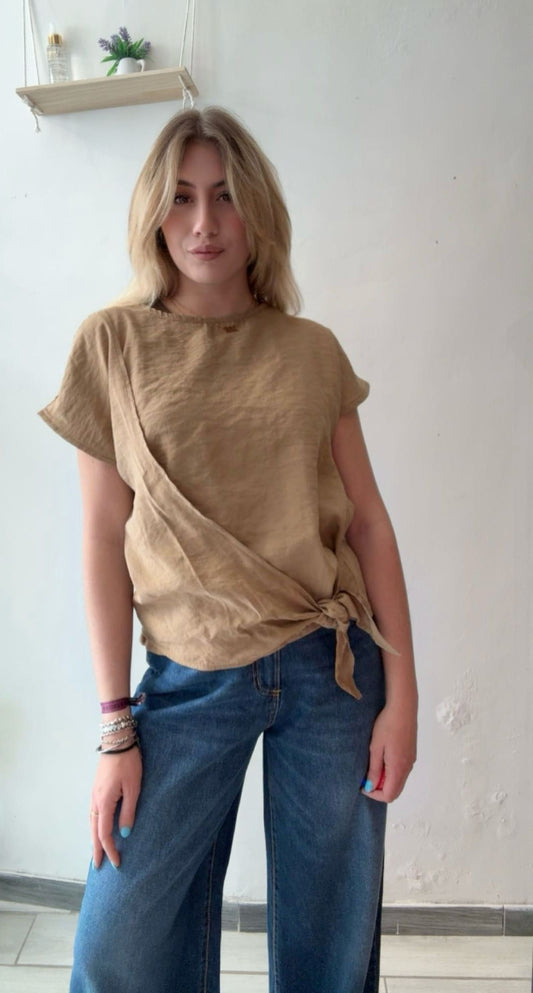 Blusa chambray