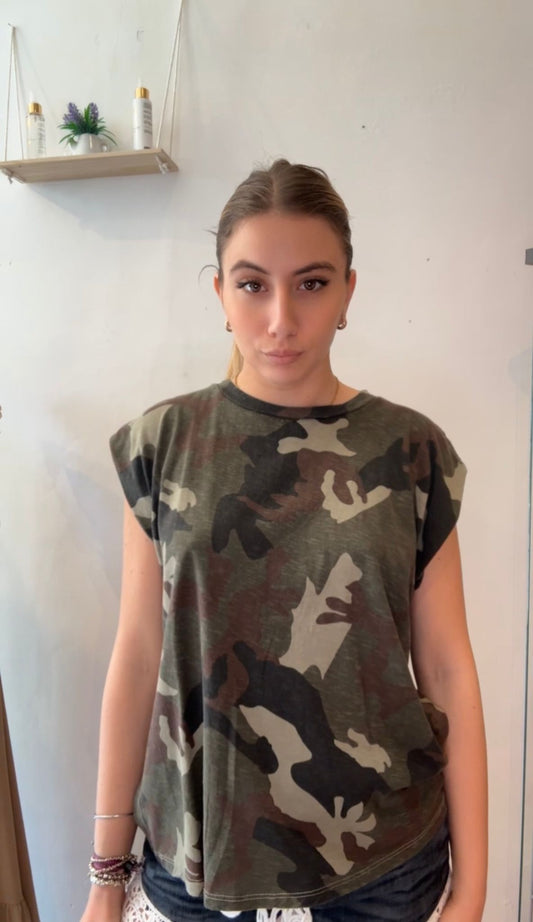 T-shirt camuflage