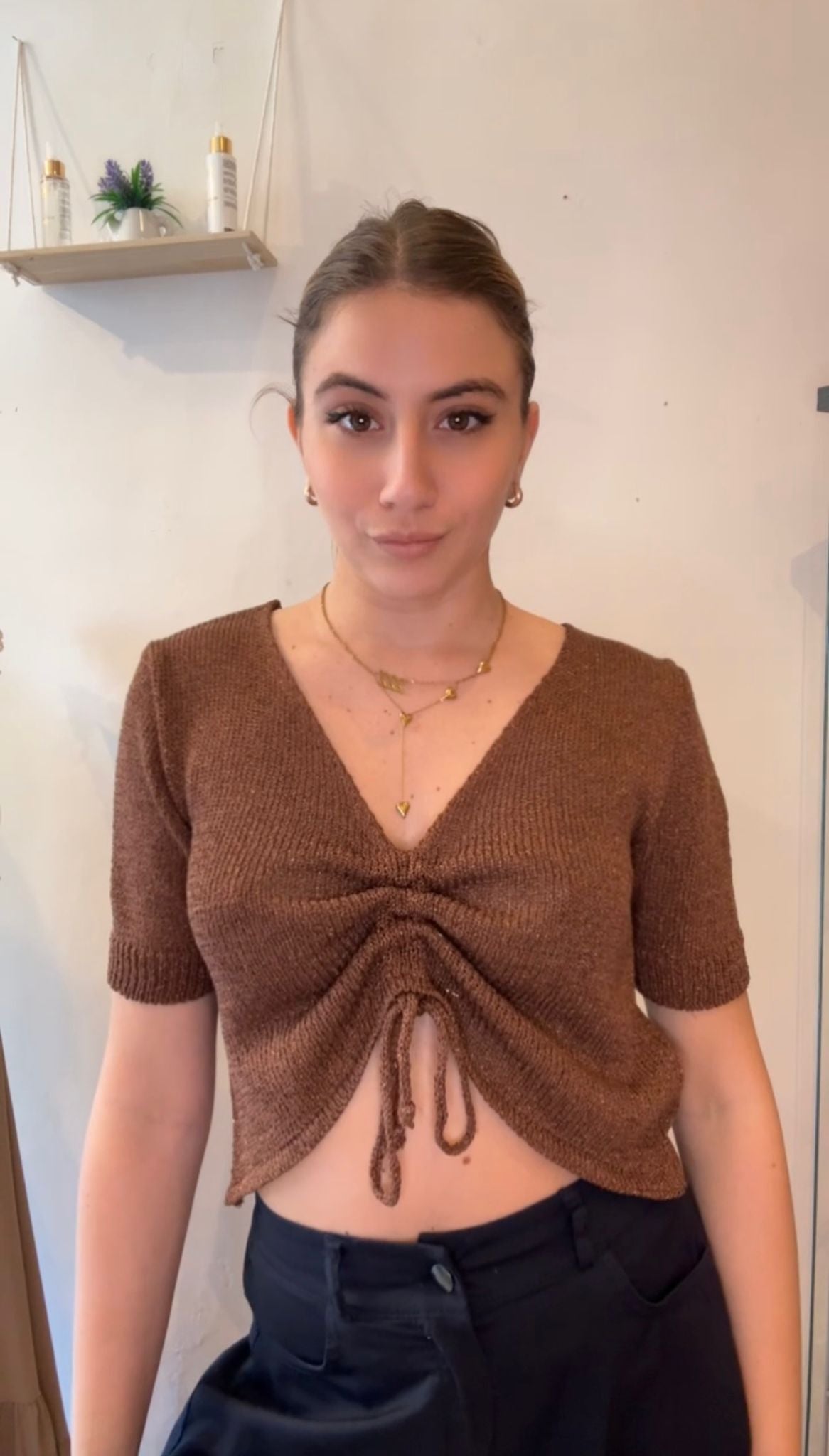 Top rete lurex