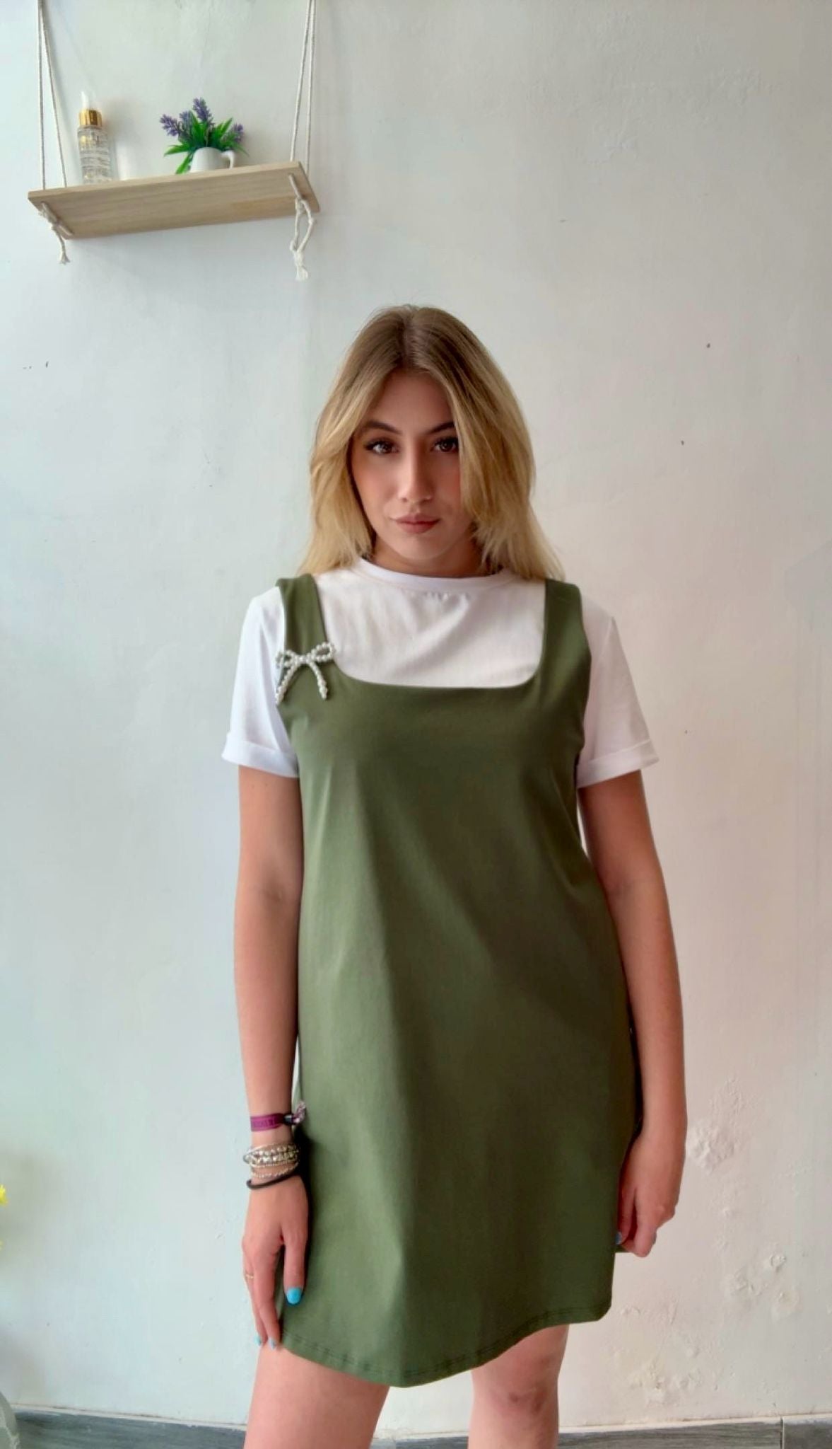 Mini Abito con T-Shirt