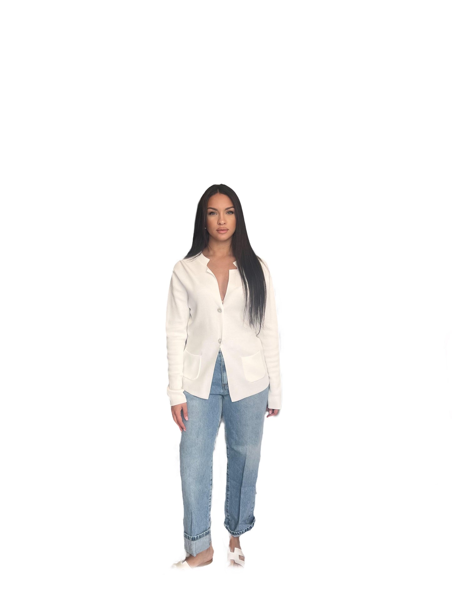 Jeans 100% cotone modello dritto