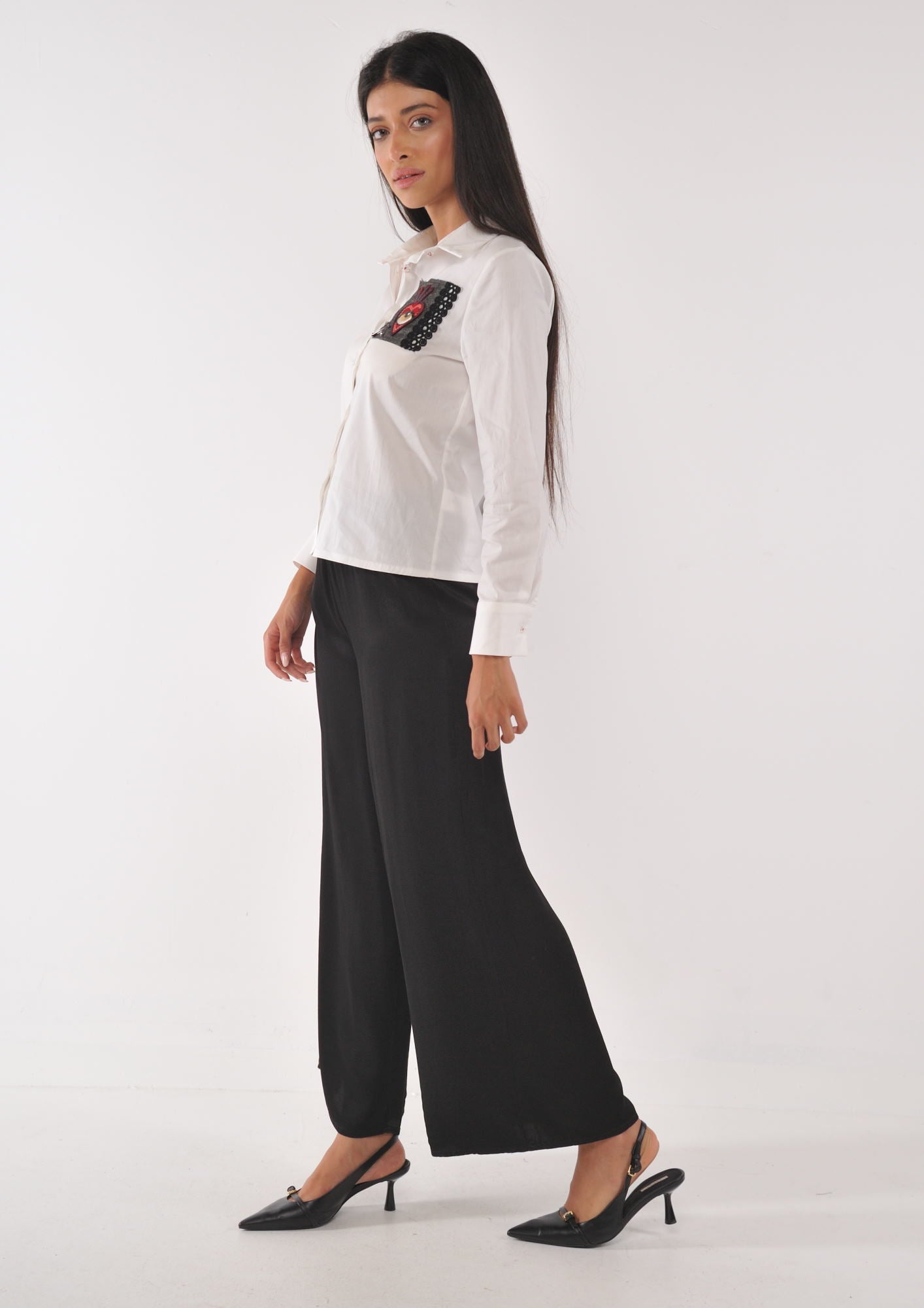 Pantalone satin