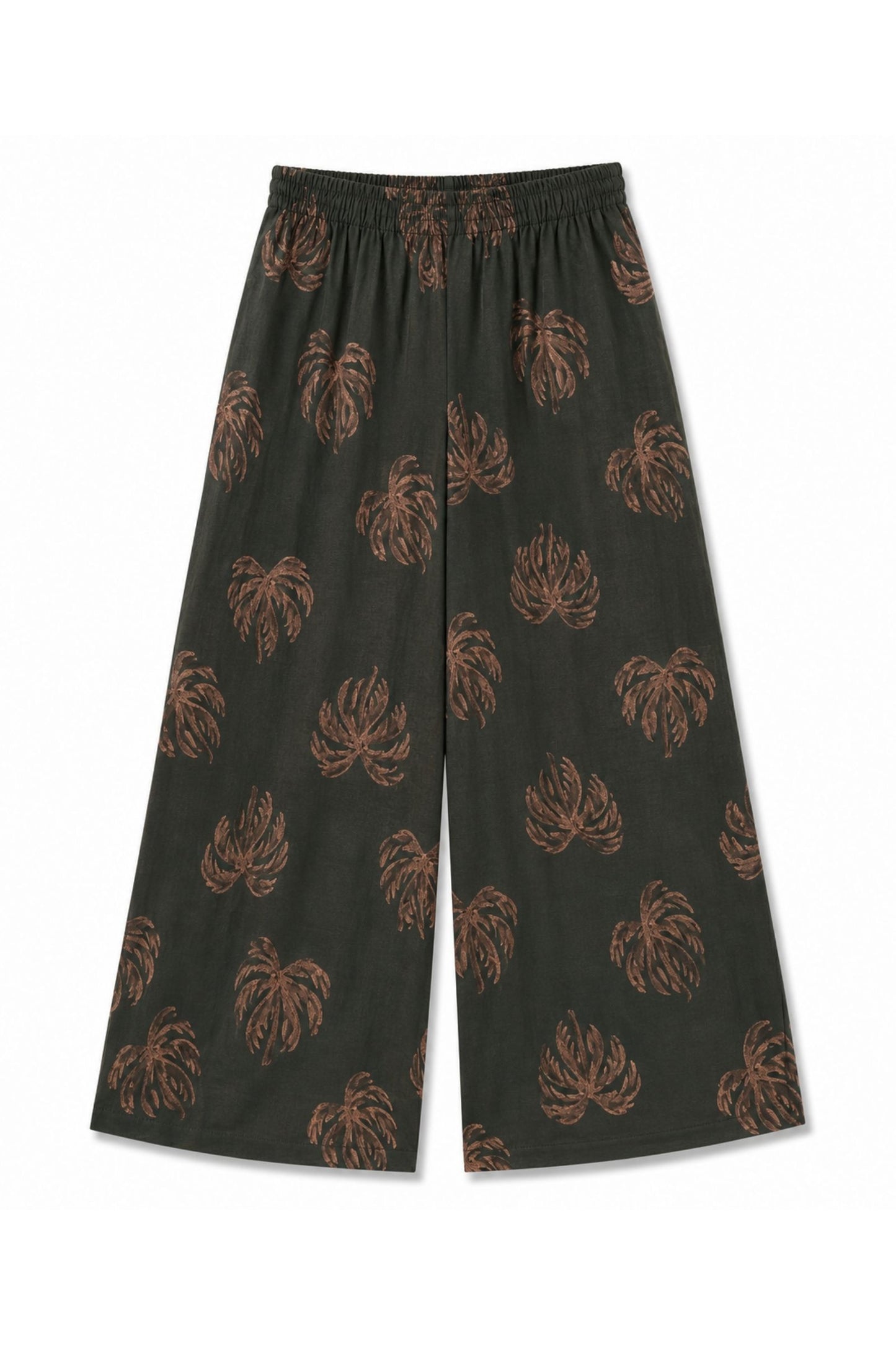 Pantaloni fantasia palme 100% cotone