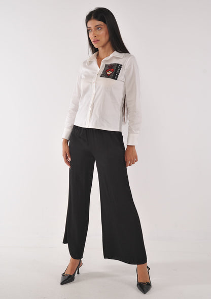 Pantalone satin